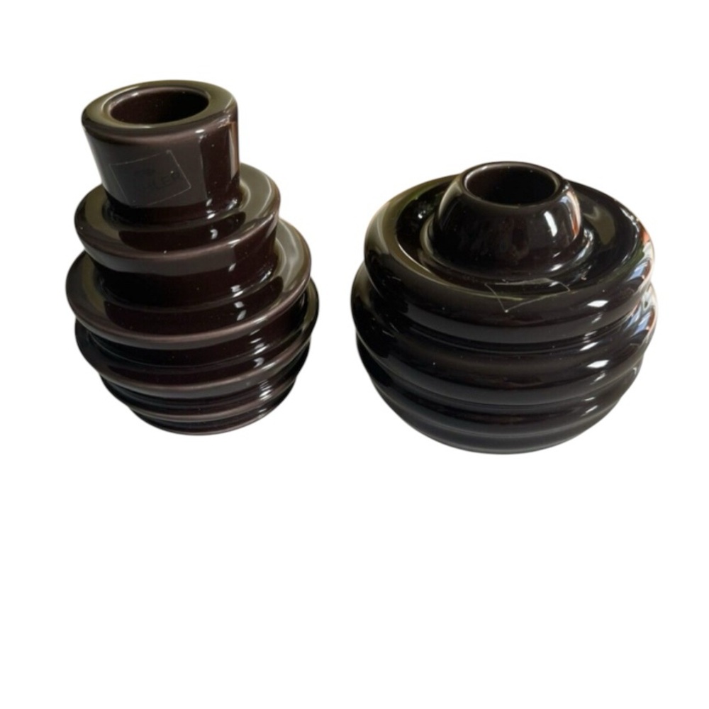 Pair of Kahler Candle Holders Danish Mid Centuty Marianne Nielsen